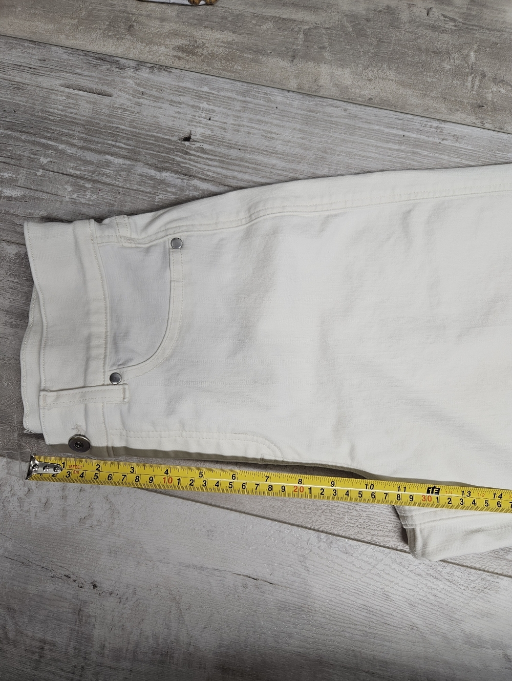 Spanx Shape Everywear Cropped Wide Leg Pants Size M Off White Versatile Coastal - Picture 5 of 14